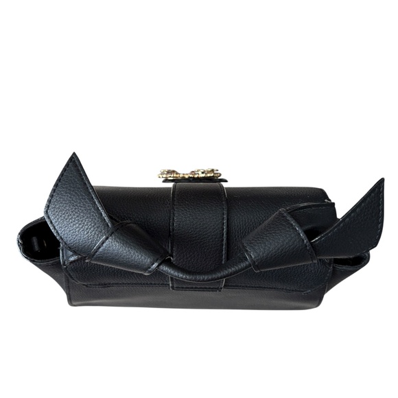 NWOT Gianni Bini Evanna Black Satchel Purse Handle/Shoulder Strap Rhinestone - Picture 6 of 10